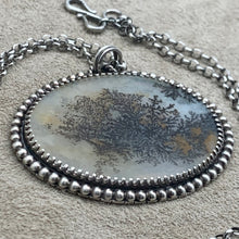 Load image into Gallery viewer, Autumn - Dendrite and Sterling Silver Necklace