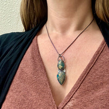 Load image into Gallery viewer, Fiona - Persian Turquoise and Sterling Silver Necklace