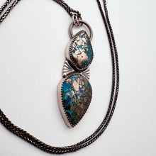 Load image into Gallery viewer, Fiona - Persian Turquoise and Sterling Silver Necklace