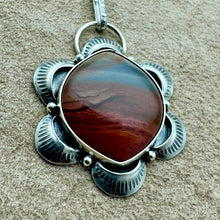 Load image into Gallery viewer, Nova - Polychrome Jasper and Sterling Silver Necklace