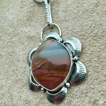 Load image into Gallery viewer, Nova - Polychrome Jasper and Sterling Silver Necklace