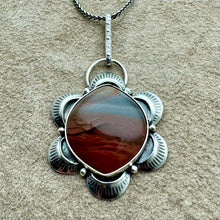 Load image into Gallery viewer, Nova - Polychrome Jasper and Sterling Silver Necklace