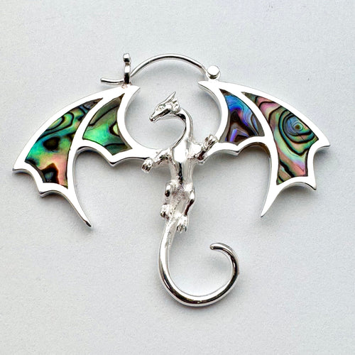 Abalone Dragons - M/Silver w/Abalone