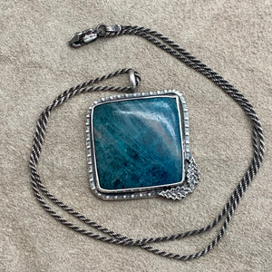 Kaylee - Apatite and Sterling Silver Necklace