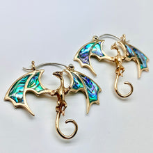 Load image into Gallery viewer, Abalone Dragons - M/Brass