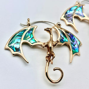 Abalone Dragons - M/Brass