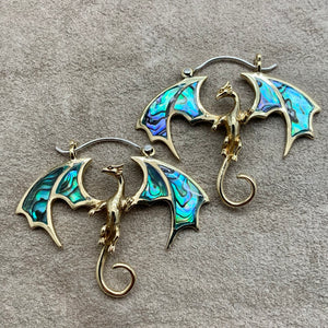 Abalone Dragons - M/Brass