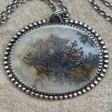 Load image into Gallery viewer, Autumn - Dendrite and Sterling Silver Necklace
