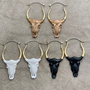 Buffalo Skulls - L/Horn