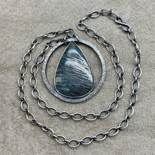 Load image into Gallery viewer, Alchemist - Feather Pyrite and Sterling Silver Necklace