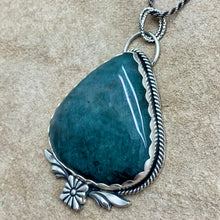 Load image into Gallery viewer, Belladonna - Gray Moonstone and Sterling Silver Necklace