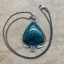 Load image into Gallery viewer, Belladonna - Gray Moonstone and Sterling Silver Necklace