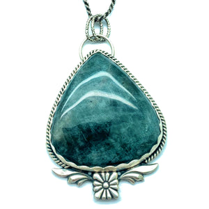 Belladonna - Gray Moonstone and Sterling Silver Necklace