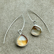 Load image into Gallery viewer, Luna - Citrine &amp; Silver Earrings