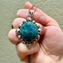 Load image into Gallery viewer, Marcella - Skaggs Teal Jasper and Sterling Silver Necklace