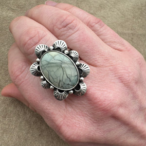 Imperial Jasper Ring (Size 8.75) Marcella