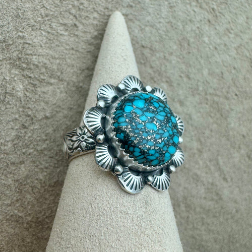Turquoise Gibbsite Ring (Size 6) Sundara