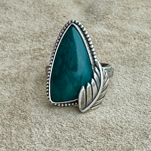 Leaf - Skaggs Jasper Ring (Size 7.25)