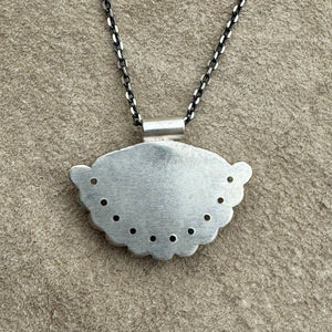 Thayla - Australian Pink Opal and Sterling Silver Necklace