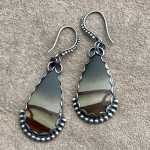 Jaelynn - Polychrome Jasper and Silver Earrings