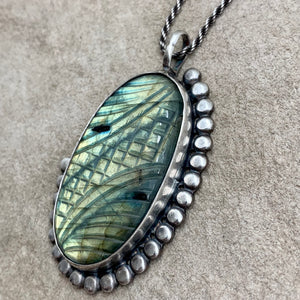 Aphrodite - Labradorite and Sterling Silver Necklace