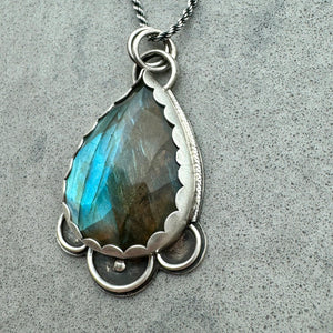 Tulsi - Labradorite and Sterling Silver Necklace