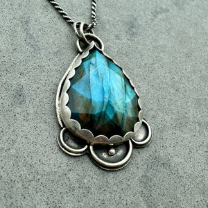 Tulsi - Labradorite and Sterling Silver Necklace