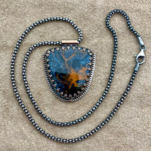 Load image into Gallery viewer, Nova - Pietersite and Sterling Silver Necklace