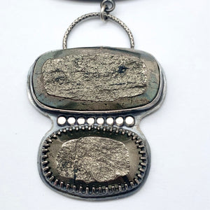 Calypso - Pyrite and Sterling Silver Necklace