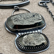 Load image into Gallery viewer, Calypso - Pyrite and Sterling Silver Necklace