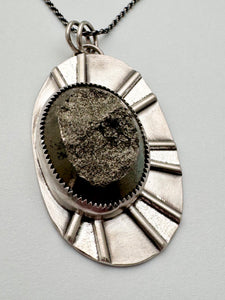 Sunrise - Pyrite and Sterling Silver Necklace