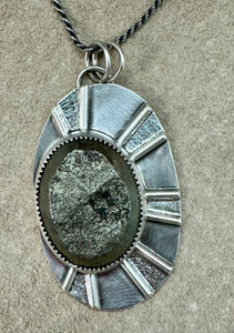 Sunrise - Pyrite and Sterling Silver Necklace