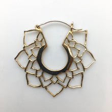 Load image into Gallery viewer, Lilac Hoops - M/Brass