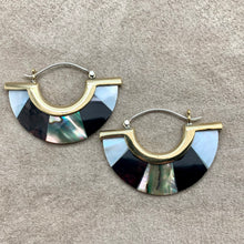 Load image into Gallery viewer, Sephora Hoops - M/Shell &amp; Abalone