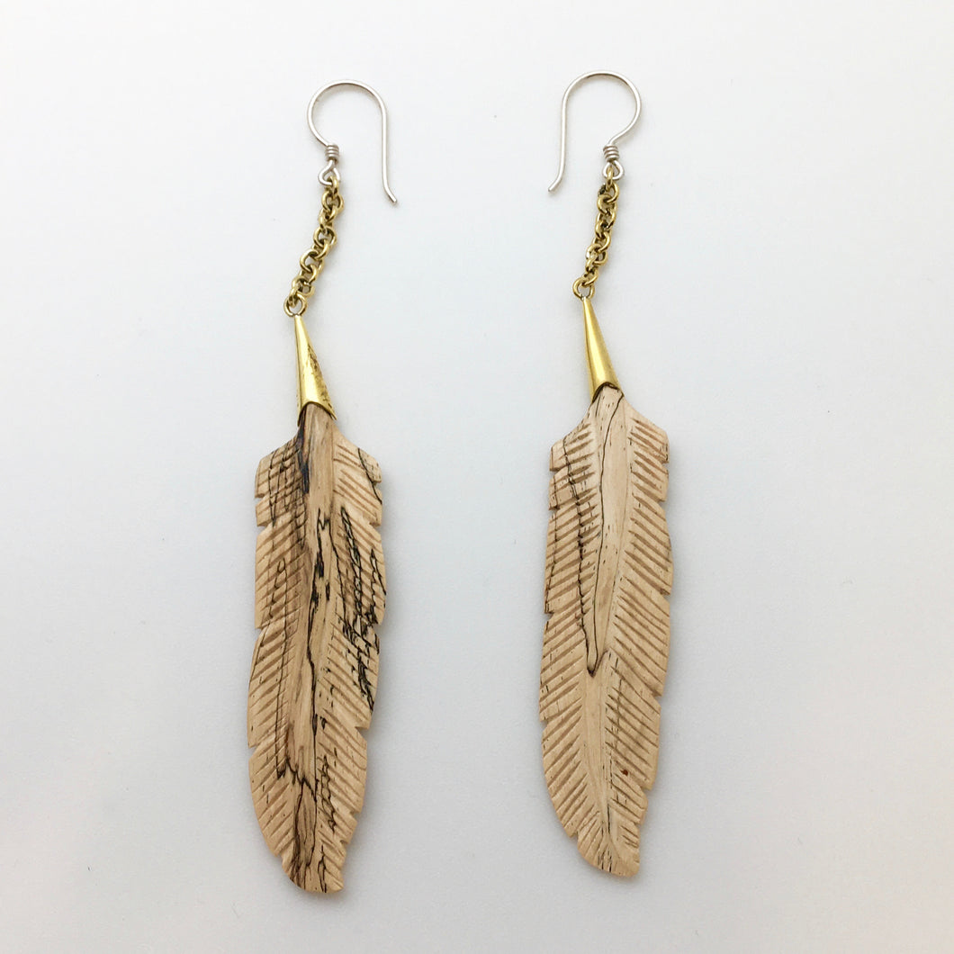 Native Feathers - L/Tamarind Wood