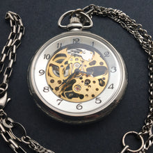 Load image into Gallery viewer, Venus Pocket Watch Necklace - Silver