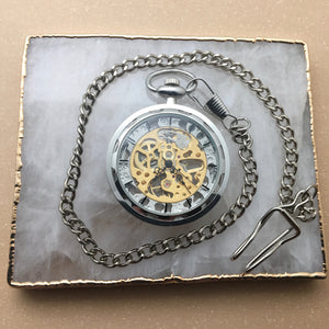 Bandito Pocket Watch - Silver
