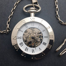 Load image into Gallery viewer, Prometheus Pocket Watch - Silver